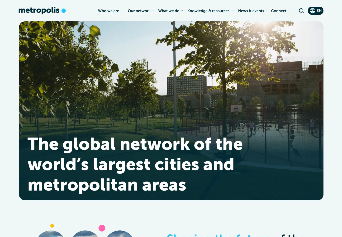 Home de la web de Metropolis